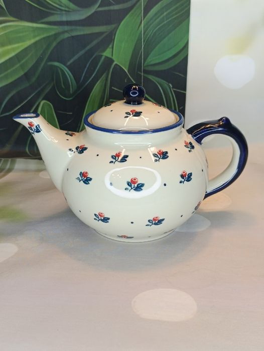 Czajnik imbryk ceramiczny duży 1,5L Ceramika Bolesławiec