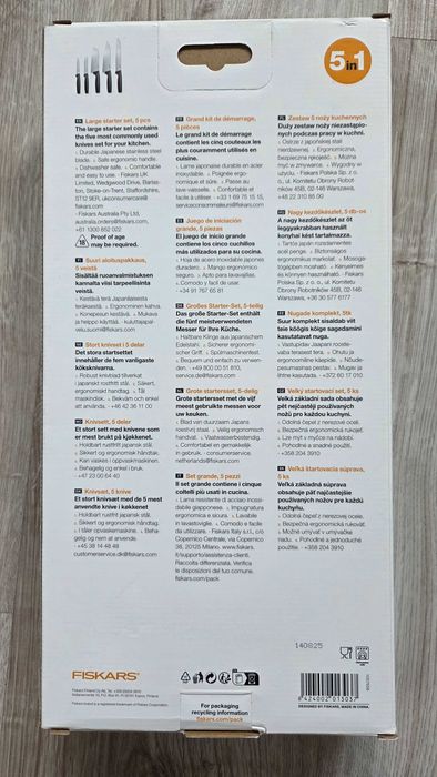FISKARS Zestaw noży Functional Form 1057558 (5 elementów) NOWE