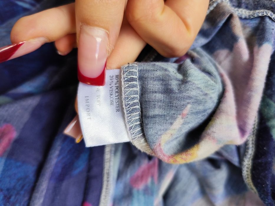 Codzienna bluzka z rękawem 3/4 damska L