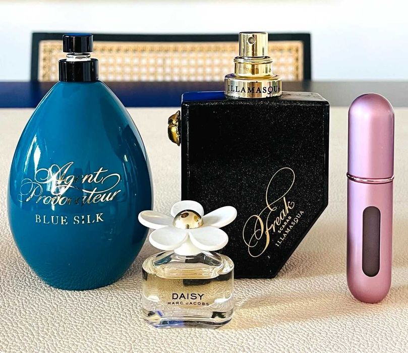 Agent Provocateur Blue Silk MARC JACOBS Daisy Illamasqua SCARAB Travalo