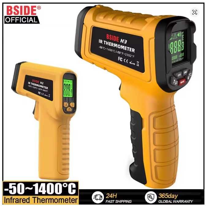 Pirometr laserowy BSIDE H3 na podczerwień -50 +1400°C