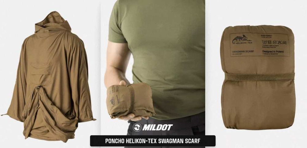 ‼️HELIKON-TEX Swagman Scarf пончо накидка ізотермічна ковдра термо зігріваюче одіяло EDC легке покривало‼️