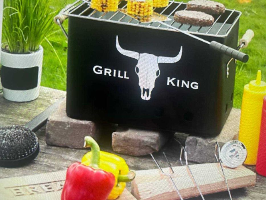 Портативний вугільний гриль барбекю ProGarden Grill King. Новий