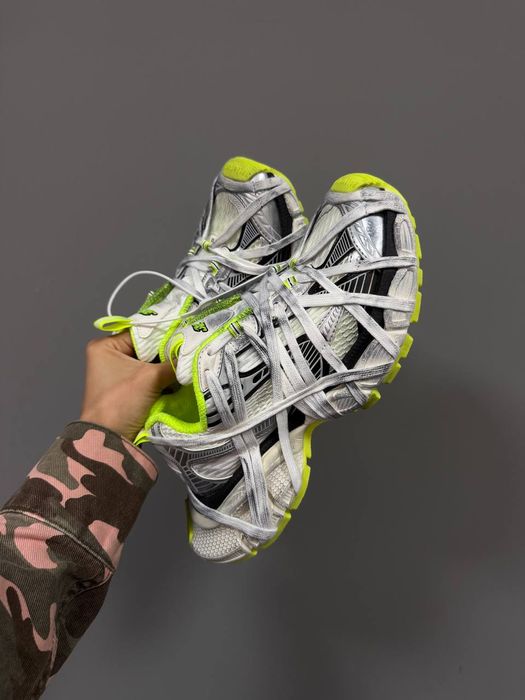 Кросівки Balenciaga 3XL Extreme Laces Acid/Silver premium