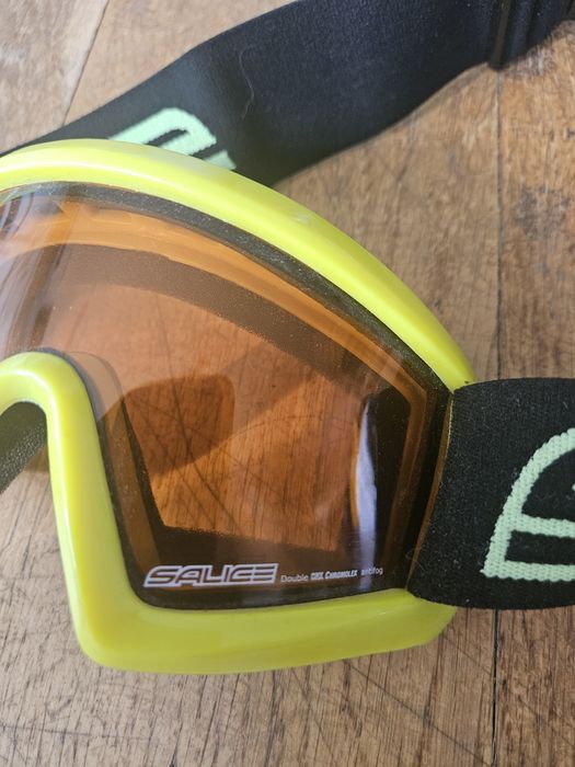 Gogle młodzieżowe Salice 601 Double Antifog – stan bdb