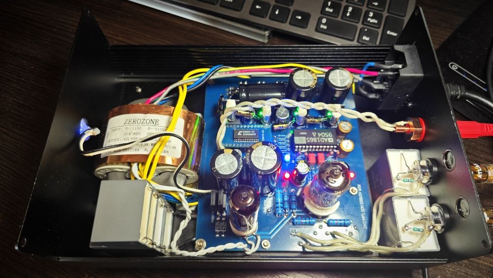 Авторский ЦАП (апгрейд) AD1865 "MUSE" 6N11/6Z4/CS8412 NOS [DacMaster]