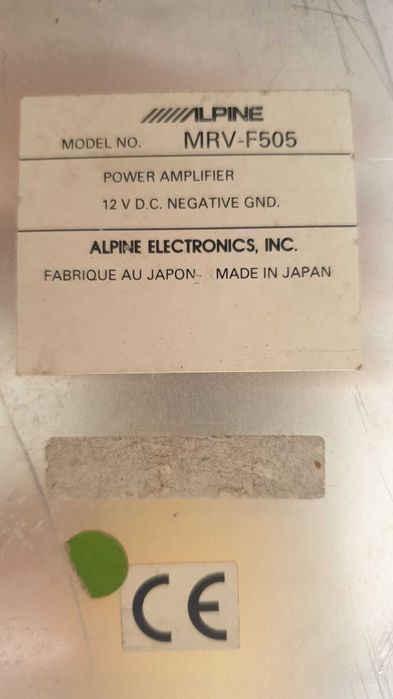 Wzmacniacz,Alpine,MRV-F505