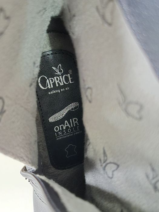 Botki Caprice skóra naturalna