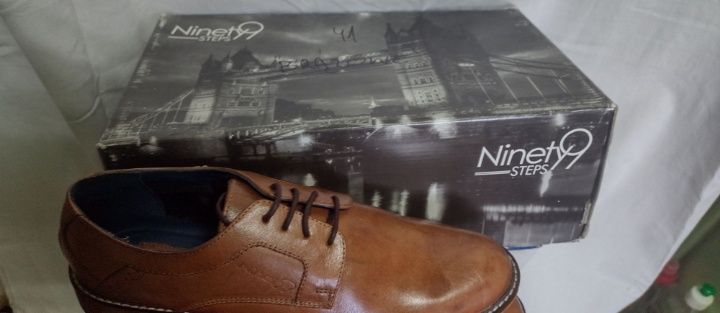 Buty męskie, skóra 41