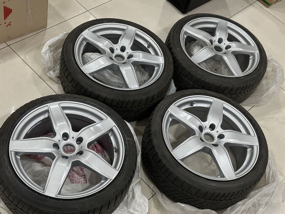 Комплект Титановые диски 18 и зимняя резина Continental