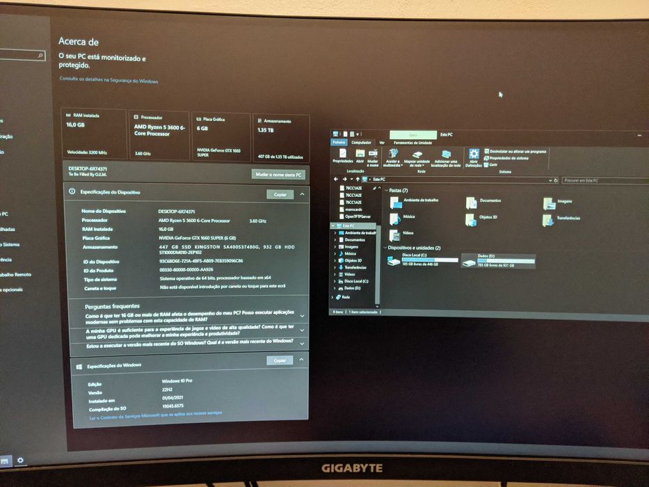 Computador Gaming Mini-ITX Ryzen 5 3600 | GTX 1660 Super | 16GB RAM