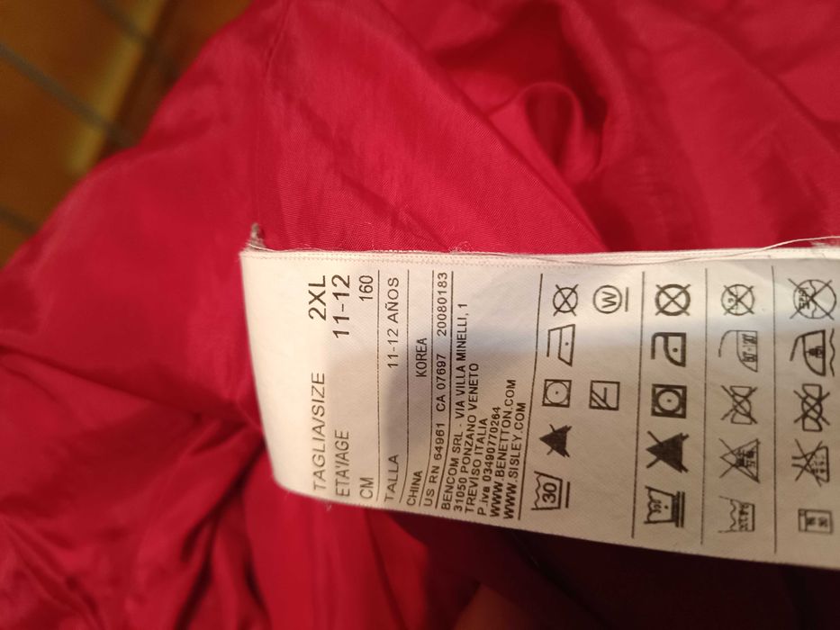 KISPO para jovem da Benetton  11-12 anos