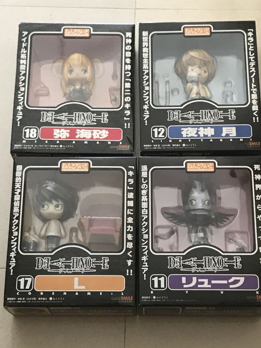 Conjunto 4 Figuras Death Note