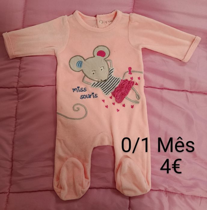 Babygrow e conjuntos de fora para bebe Menina