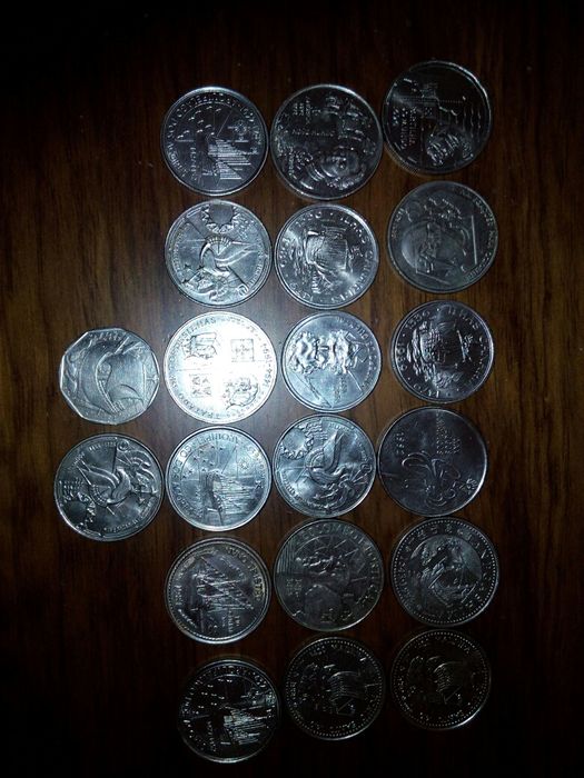 Moedas de escudos de colecção