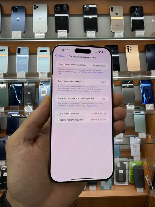 iPhone 16 Pro Max 256Gb  99% акб