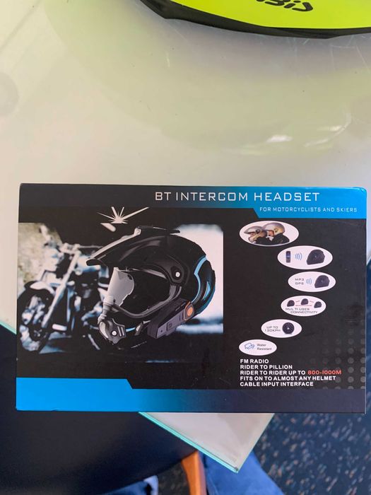 capacete moto com  intercomunicador