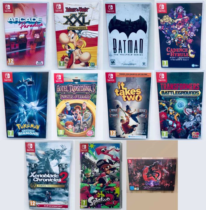 Картриджі для Nintendo Switch, Nintendo Switch 2, Nintendo 3DS, Nintendo DS, Atari 2600