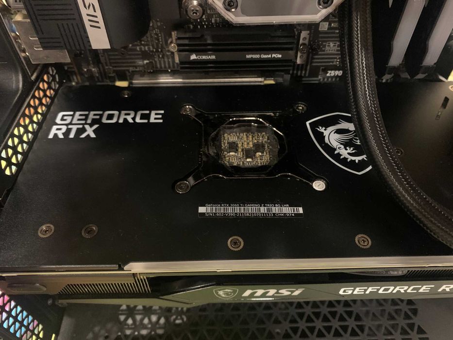 PC Gaming Core I9 RTX3060Ti 32GB Ram 1TB Disco Water Cooler