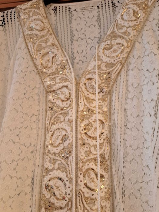 Túnica de praia tamanho único