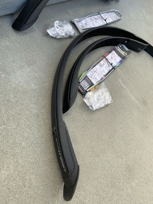 Błotniki simpla ubiquit long 28” 45mm chlapacze pełne wsporniki zestaw