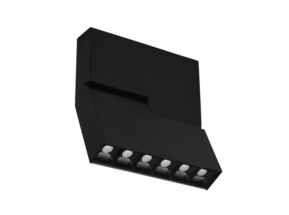LP-561-MAG-BK Magnetic Lunar Reflektor do Szynoprzewodu 6x1W czarny Light Prestige Lampa Oświetlenie 3000K