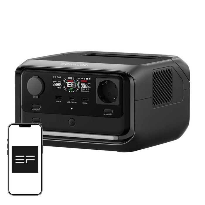 Зарядна станція ECOFLOW River 3 Plus 286 Wh