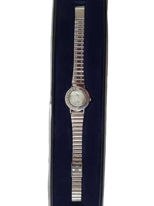 Relógio prateado - Jewel Watch - Swarovski Crystal