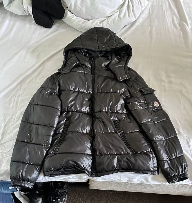 Куртка монклер черная