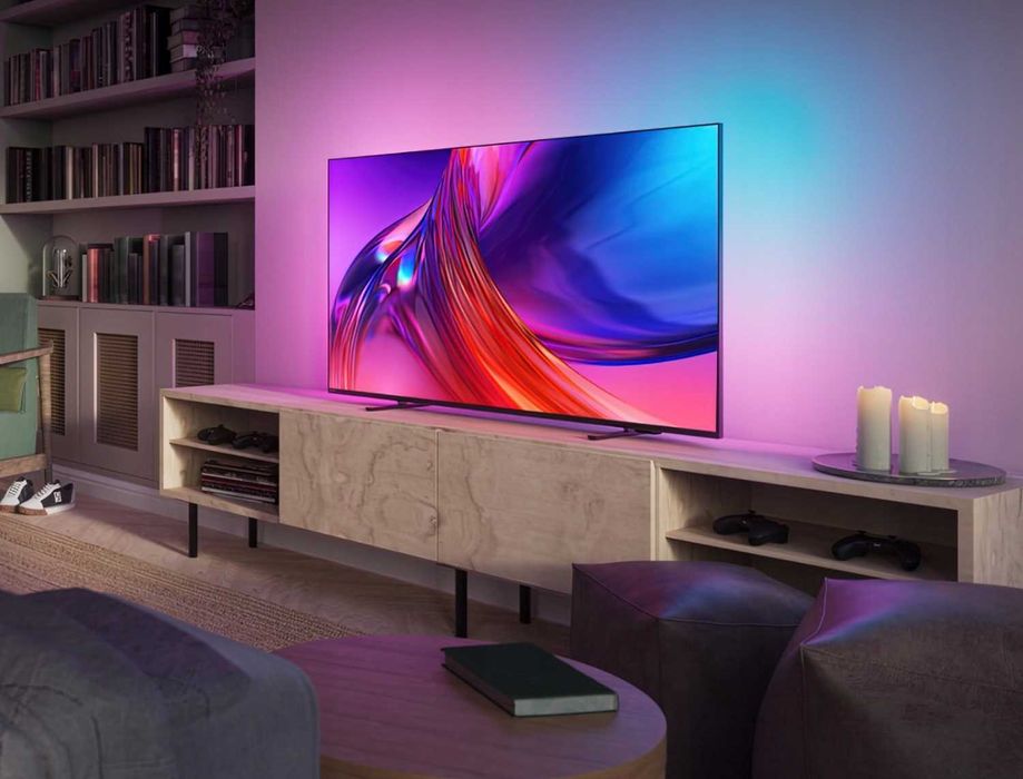 Nowy Telewizor Philips 55PUS8558 LED 55'' 4K UHD Google TV Ambilight