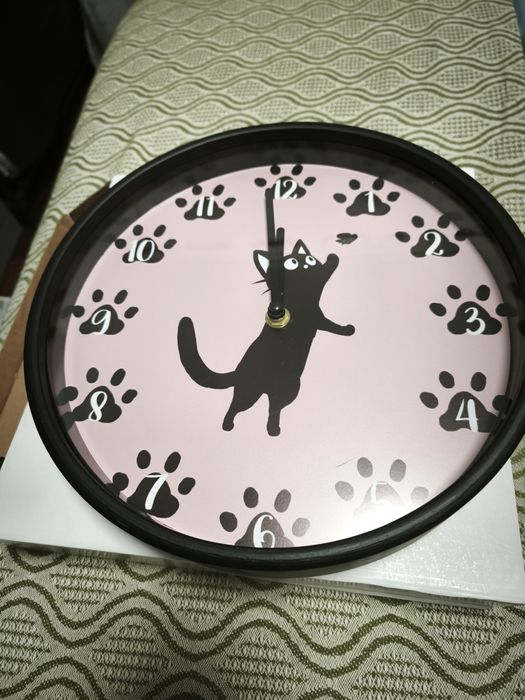 Relógio gatinho novo