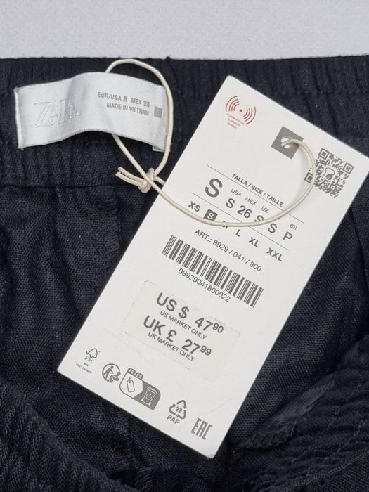 Штани ZARA льон нові з бірками