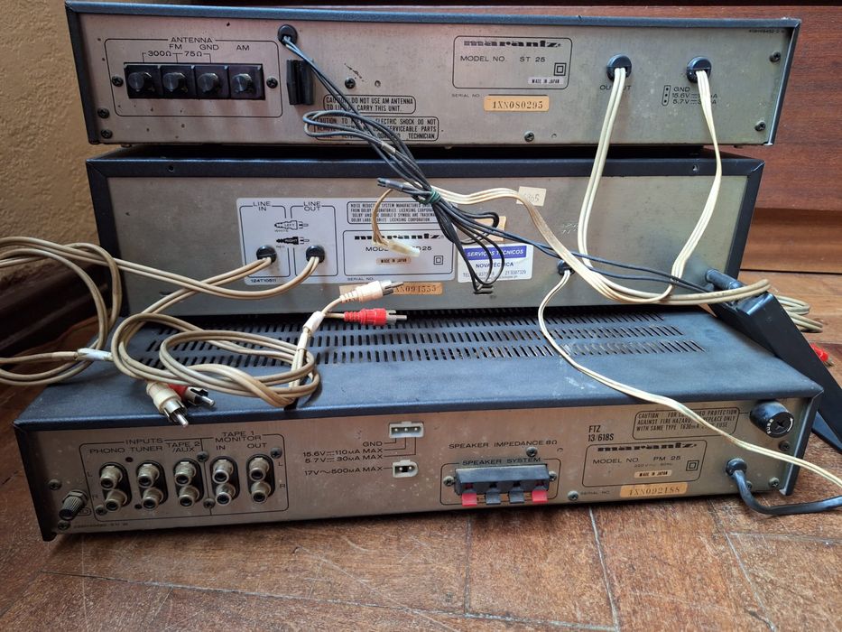 Sistema som MARANTZ (com gira-discos)