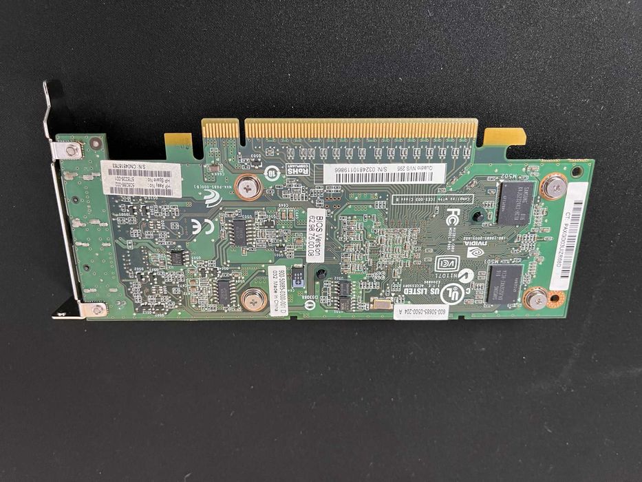 Placa gráfica NVIDIA Quadro NVS 295 256 MB GDDR3