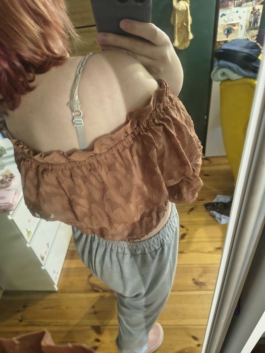 Bluzka hiszpanka koszulka h&m m s