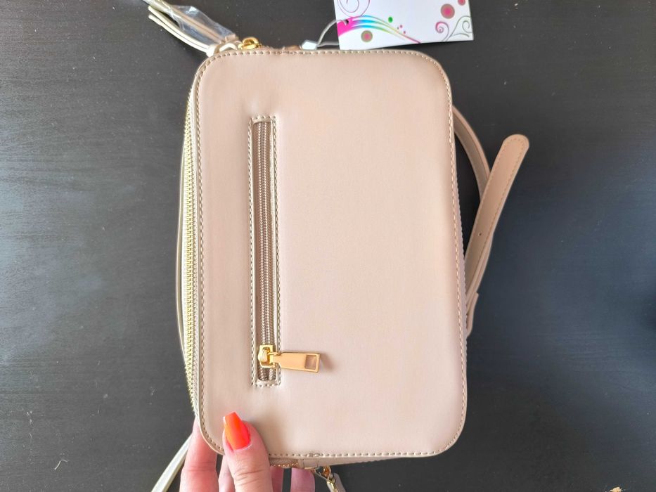 Mala bege nova com etiqueta