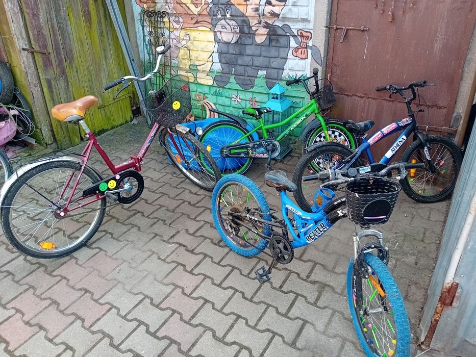 3szt rowerów 2( bmx/ gorale ) 20cali i 1 skladak 24cali