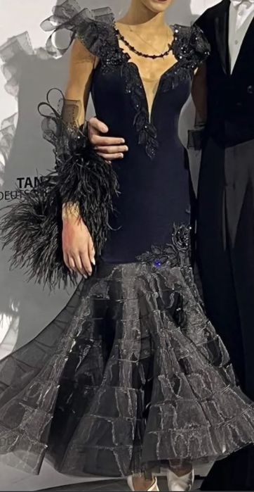 Sukienka EM do standardu, taniec towarzyski