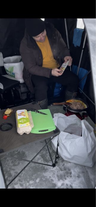 Зимова палатка намет для риболовлі