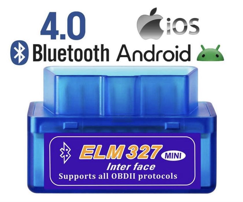 Автосканер діагностичний адаптер OBD2 Bluetooth ELM327