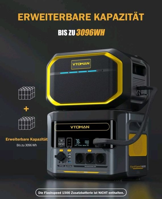 Портативна зарядна станція Vtoman FlashSpeed 1500