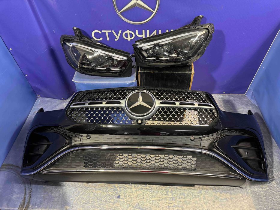 Бампер фари решітка перед Mercedes-Benz GLE 167 GLE-coupe ліфт