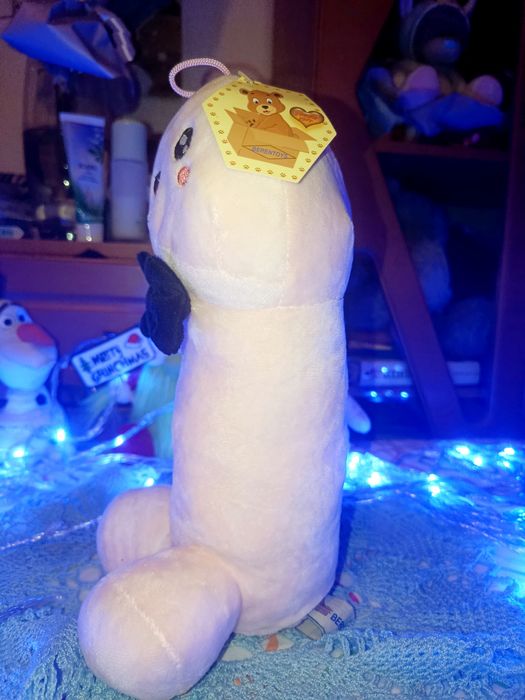 Мягкая игрушка плюшевый член.Чоловічий статевий орган.Андатра,выдра.