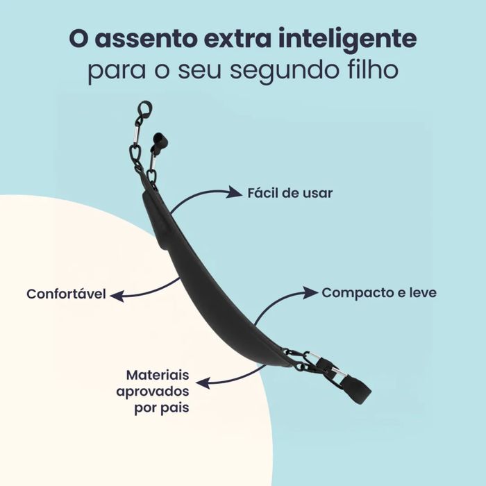 Hoppie - 2o assento para carrinho