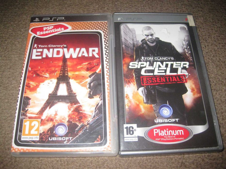 2 Jogos Para a PSP da Saga "Tom Clancy`s" Completos!