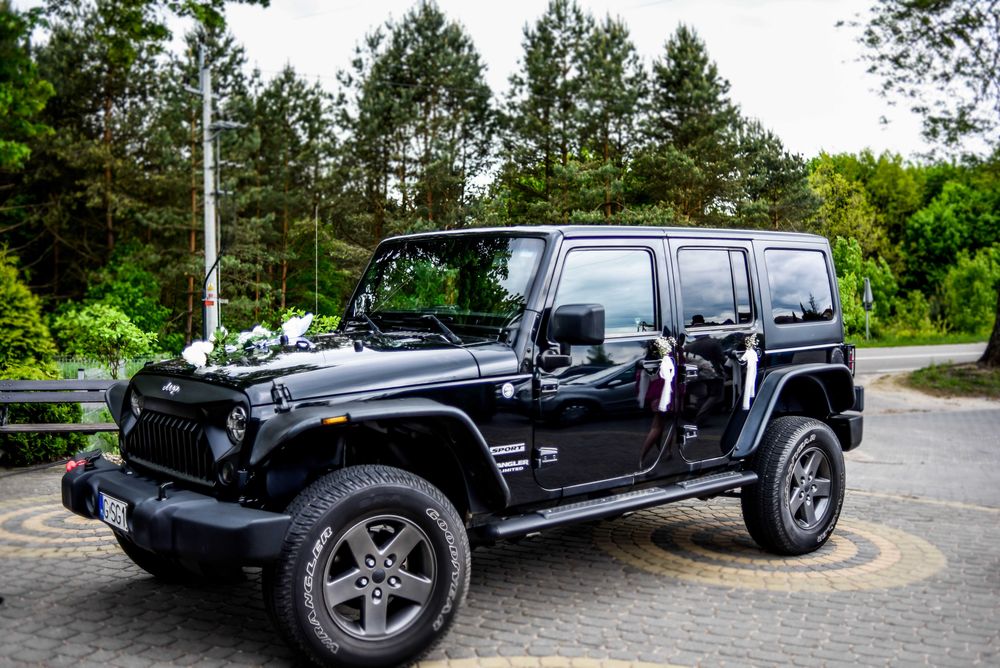 Samochód do ślubu Jeep Wrangler