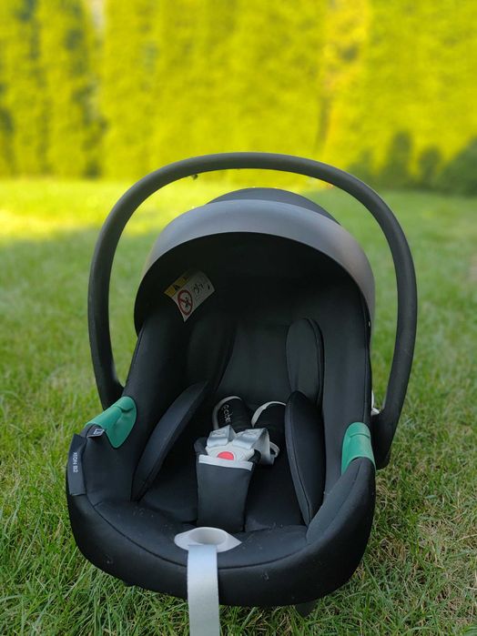 Wózek Cybex Eos 3w1 Głęboko -spacerowy, czarny, adaptery, fotelik aton B2 I-size Moon Black