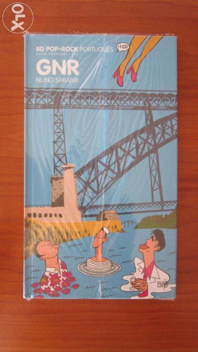 BD POP ROCK PORTUGUÊS - Colecção Livro + Cd - Novos!!!