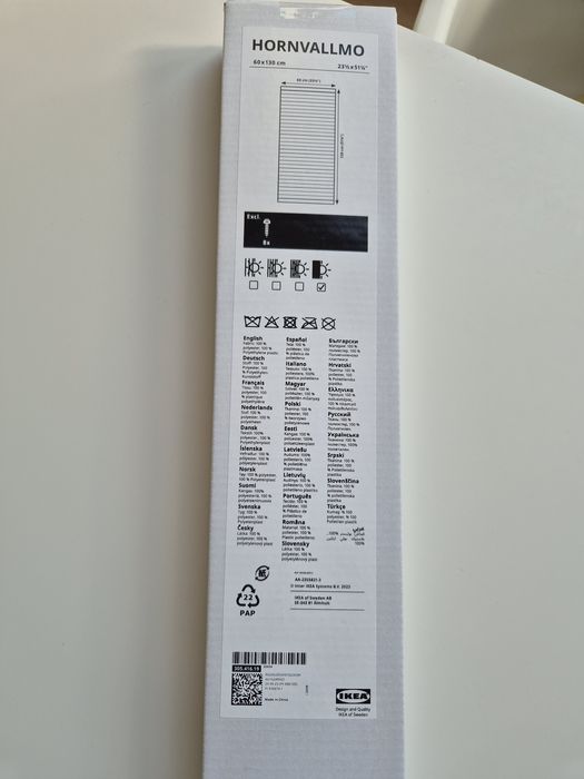 ROLETA wewnętrzna IKEA 130 X 60