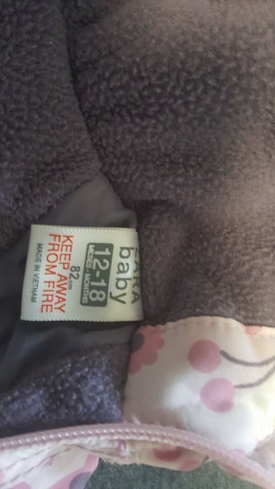 Kurteczka zimowa ZARA 12-18M